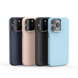 Husa cu inel XO compatibila cu iPhone 15, MagSafe/Magnetic, silicon lichid TPU, Negru