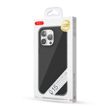 Husa cu inel XO compatibila cu iPhone 15 Pro, MagSafe/Magnetic, silicon lichid TPU, Negru