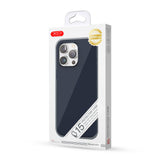 Husa cu inel XO compatibila cu iPhone 15 Pro Max, MagSafe/Magnetic, silicon lichid TPU, Albastru