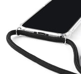 Husa OEM compatibila cu iPhone 14 Plus, Transparent, TPU, Negru