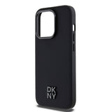 Husa Dkny compatibila cu iPhone 14 Pro, MagSafe/Magnetic, piele PU, Negru