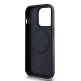 Husa Dkny compatibila cu iPhone 14 Pro, MagSafe/Magnetic, piele PU, Negru