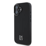 Husa Dkny compatibila cu iPhone 16, MagSafe/Magnetic, piele, Negru