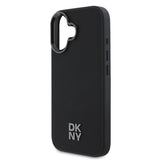 Husa Dkny compatibila cu iPhone 16, MagSafe/Magnetic, piele, Negru