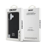 Husa Dkny compatibila cu iPhone 16, MagSafe/Magnetic, piele, Negru