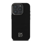Husa Dkny compatibila cu iPhone 16 Pro, MagSafe/Magnetic, piele, Negru