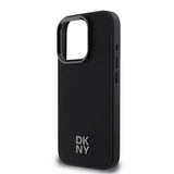 Husa Dkny compatibila cu iPhone 16 Pro, MagSafe/Magnetic, piele, Negru