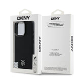 Husa Dkny compatibila cu iPhone 16 Pro, MagSafe/Magnetic, piele, Negru