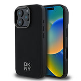 Husa Dkny compatibila cu iPhone 16 Pro, MagSafe/Magnetic, piele, Negru
