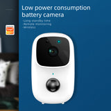 Sonerie video inteligenta wireless Tuya B90, alb
