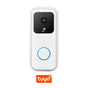 Sonerie video inteligenta fara fir Tuya B60, WiFi, Alb