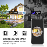 Sonerie video inteligenta fara fir Tuya B60, WiFi, Alb