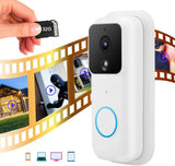 Sonerie video inteligenta fara fir Tuya B60, WiFi, Alb