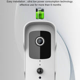 Sonerie video inteligenta Tuya T30, HD, impermeabila, Grafit
