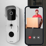 Sonerie video inteligenta Tuya T30, HD, impermeabila, Grafit