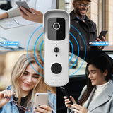 Sonerie video inteligenta Tuya T30, HD, impermeabila, Grafit