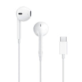 Căști Apple EarPods cu conector USB-C pentru iPhone 16 / 16 Plus / 16 Pro Max, Albe