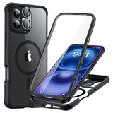 Husa ESR compatibila cu iPhone 16, Antisoc, acrilic, silicon, Negru