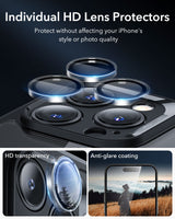 Husa ESR compatibila cu iPhone 16 Pro, Antisoc, acril, silicon, Negru