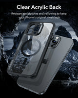 Husa ESR compatibila cu iPhone 16 Pro, Antisoc, acril, silicon, Negru