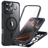 Husa ESR compatibila cu iPhone 16 Pro, Antisoc, acril, silicon, Negru
