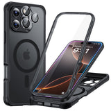 Husa ESR compatibila cu iPhone 16 Pro, Antisoc, acril, silicon, Negru