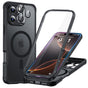 Husa ESR compatibila cu iPhone 16 Pro, Antisoc, acril, silicon, Negru