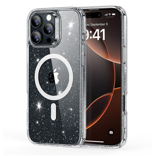 Husa ESR compatibila cu iPhone 16 Pro, MagSafe/Magnetic, policarbonat, Transparent