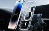 Husa cu inel ESR compatibila cu iPhone 14 Pro, MagSafe/Magnetic, acrilic, Transparent