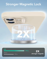 Husa ESR compatibila cu iPhone 16, MagSafe/Magnetic, policarbonat, Alb