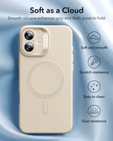 Husa ESR compatibila cu iPhone 16, MagSafe/Magnetic, policarbonat, Alb