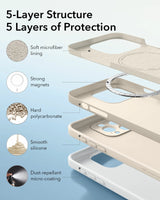 Husa ESR compatibila cu iPhone 16 Pro Max, MagSafe/Magnetic, policarbonat, Negru
