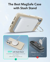 Husa ESR Cloud Soft cu Stand Stash iPhone 16 MagSafe