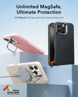 Husa ESR Cloud Soft cu Stand Stash iPhone 16 Pro MagSafe