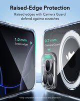 Husa ESR compatibila cu iPhone 16 Pro Max, MagSafe/Magnetic, TPU, Gri