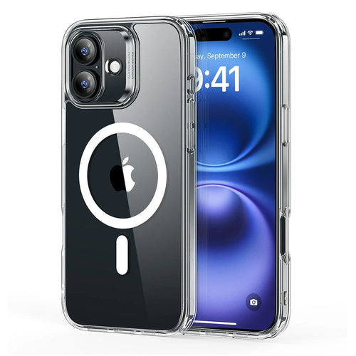 Husa ESR compatibila cu iPhone 16, MagSafe/Magnetic, policarbonat, Transparent