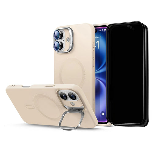 Husa ESR compatibila cu iPhone 16, MagSafe/Magnetic, policarbonat, Bej