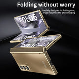 Husa tip bumper OEM compatibila cu Galaxy Z Fold 6, policarbonat, Verde