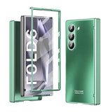 Husa tip bumper OEM compatibila cu Galaxy Z Fold 6, policarbonat, Verde