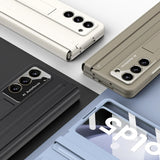 Husa OEM compatibila cu Galaxy Z Fold 6, piele, Bej