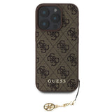 Husa Guess compatibila cu iPhone 16 Pro Max, TPU, Maro