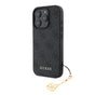 Husa spate GUESS pentru Apple iPhone 16 Pro Max, 4G Charm Tone on Tone, Gri