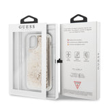 Husa Guess compatibila cu iPhone 11, TPU, Auriu