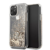 Husa Guess compatibila cu iPhone 11, TPU, Auriu