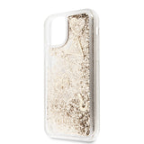 Husa Guess compatibila cu iPhone 11, TPU, Auriu