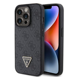 Husa Guess compatibila cu iPhone 15 Pro Max, TPU, Gri