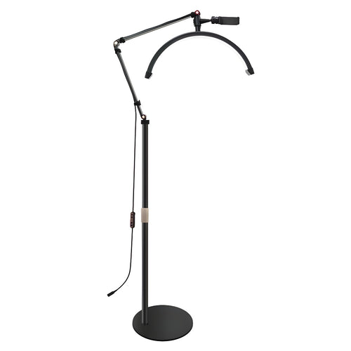 Lampa LED Cosmetica Statica 16" cu Suport Telefon – 180 LED-uri, 20W