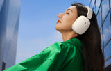 Casti Bluetooth Over-ear Baseus Bowie H1 ANC, alb - NGTW230002