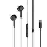 Casti cu fir XO Original Series 4th Gen. conector USB-C – negru (EP74)