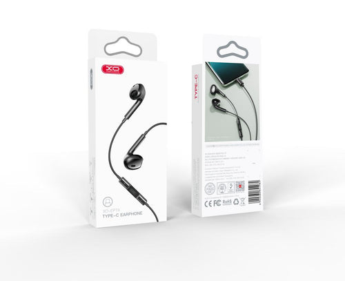 Casti cu fir XO Original Series 4th Gen. conector USB-C – negru (EP74)